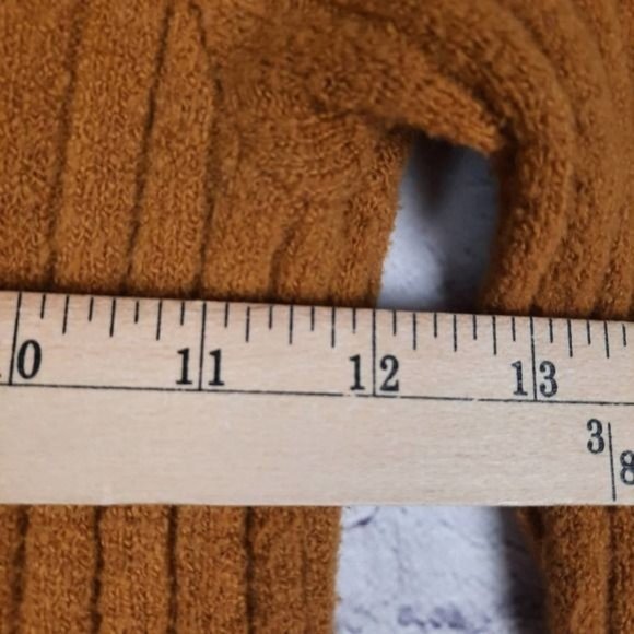 Free People Turtle Neck Ribbed Long Sleeve Sweater - Picture 12 of 13